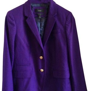 JCREW Purple Wool Blazer - Size 4